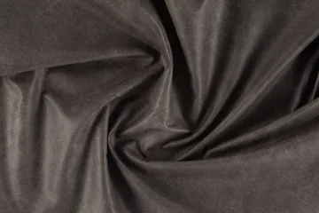 Ocean Lyx 6-seters Venstrevendt U-formet Sofa med Divan og Sjeselong + Fotskammel i Kunstlær - Mørk grå - Møbler - Sofaer - Skinnsofaer