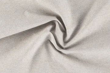 Ocean Lyx 6-seters Venstrevendt U-formet Sofa med Divan og Sjeselong + Fotskammel i Stoff - Beige - Møbler - Sofaer - U-sofa