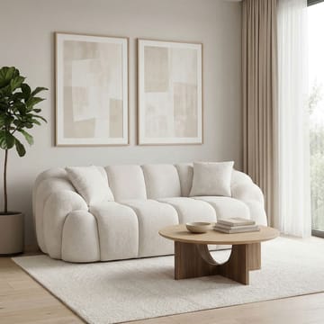 Octavio 2-seters sofa 199x70x80 cm - Hvit - Møbler - Sofaer - 2 seter sofa