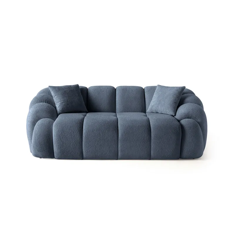 Octavio 2-seters sofa 199x70x80 cm, Marineblå