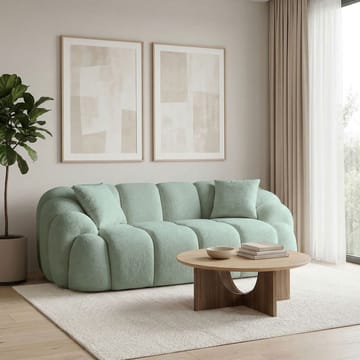 Octavio 2-seters sofa 199x70x80 cm - Turkis - Møbler - Sofaer - 2 seter sofa