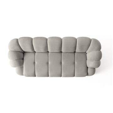 Octavio 3-seter Sofa Bobleformet i Stoff - Grå - Møbler - Sofaer - 3 seter sofa