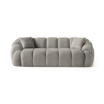 Octavio 3-seter Sofa Bobleformet i Stoff - Grå - Møbler - Sofaer - 3 seter sofa