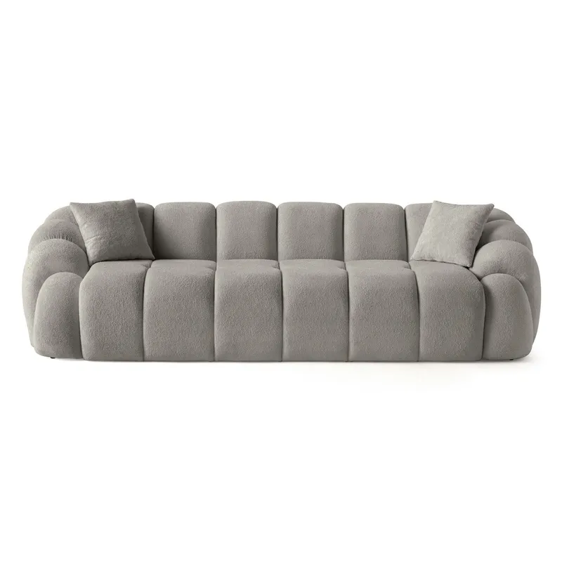 Octavio 4-seters sofa 268x70x80 cm, Grå