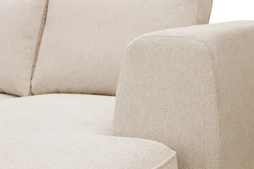 Optus 6-seters U-sofa med divan og sjeselong høyre - Beige - Møbler - Sofaer - U-sofa
