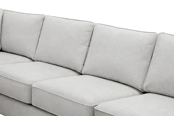 Optus 6-seters U-sofa med divan og sjeselong høyre - Lysegrå - Møbler - Sofaer - U-sofa
