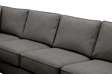 Optus 6-seters U-sofa med divan og sjeselong høyre - Mørkegrå - Møbler - Sofaer - U-sofa