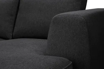Optus 6-seters U-sofa med divan og sjeselong høyre - Svart - Møbler - Sofaer - U-sofa
