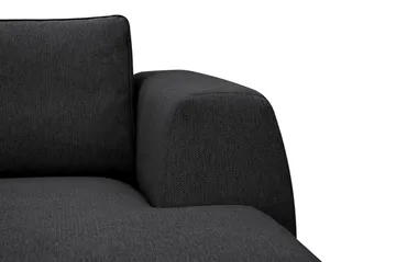 Optus 6-seters U-sofa med divan og sjeselong høyre - Svart - Møbler - Sofaer - U-sofa
