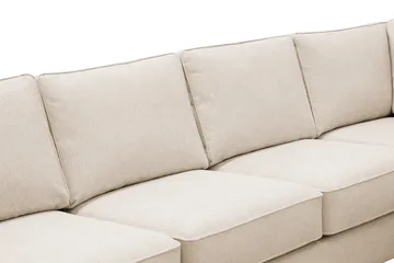 Optus 6-seters U-sofa med divan og sjeselong venstre - Beige - Møbler - Sofaer - U-sofa