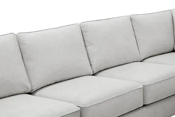 Optus 6-seters U-sofa med divan og sjeselong venstre - Lysegrå - Møbler - Sofaer - U-sofa