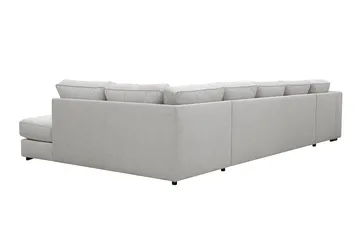 Optus 6-seters U-sofa med divan og sjeselong venstre - Lysegrå - Møbler - Sofaer - U-sofa