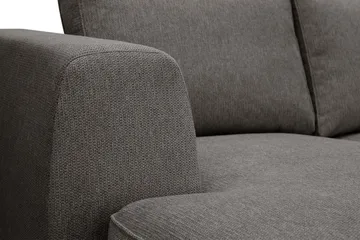 Optus 6-seters U-sofa med divan og sjeselong venstre - Mørkegrå - Møbler - Sofaer - U-sofa