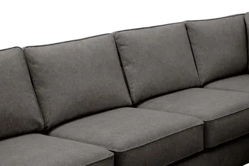 Optus 6-seters U-sofa med divan og sjeselong venstre - Mørkegrå - Møbler - Sofaer - U-sofa