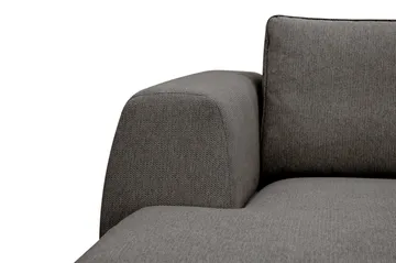 Optus 6-seters U-sofa med divan og sjeselong venstre - Mørkegrå - Møbler - Sofaer - U-sofa