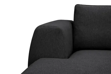 Optus 6-seters U-sofa med divan og sjeselong venstre - Svart - Møbler - Sofaer - U-sofa
