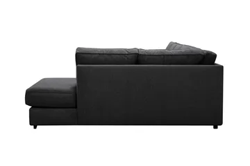 Optus 6-seters U-sofa med divan og sjeselong venstre - Svart - Møbler - Sofaer - U-sofa