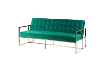 Ordsbo Sofa 3-seter - Gull/Grønn - Møbler - Sofaer - Fløyelssofaer