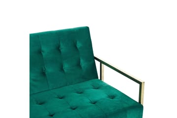 Ordsbo Sofa 3-seter - Gull/Grønn - Møbler - Sofaer - Fløyelssofaer