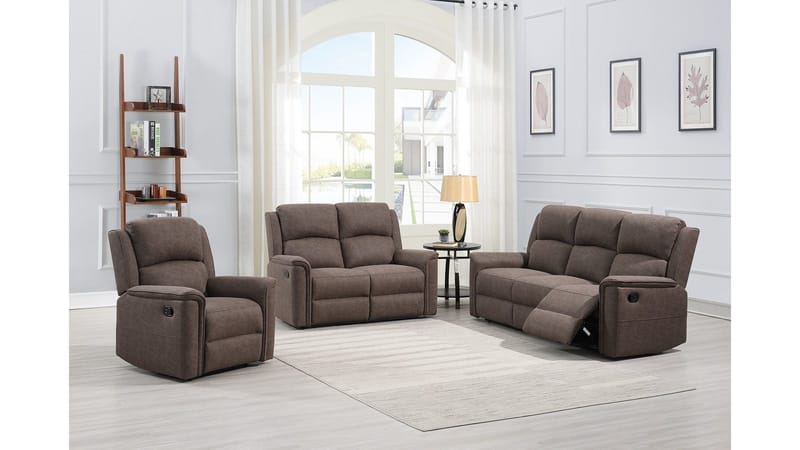 Orvella reclinersofa 3-seter - Brun - Møbler - Sofaer - Reclinersofaer