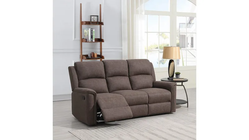 Orvella reclinersofa 3-seter, Brun