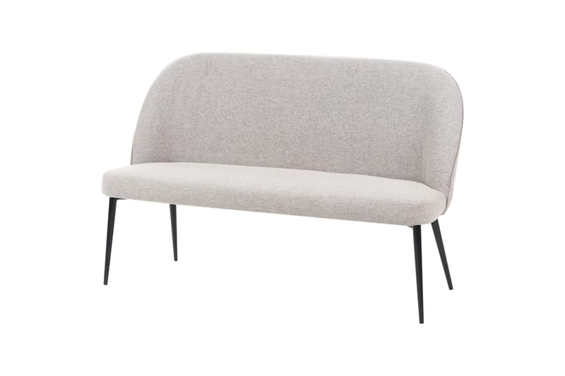 Osbyn 2-seter Sofa i Stoff med Metallben - Grå - Møbler - Sofaer - 2 seter sofa