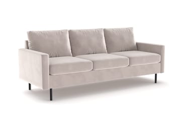 Peppe 3-seters Manchester Sofa 200 cm bred - Beige - Møbler - Sofaer - Fløyelssofaer