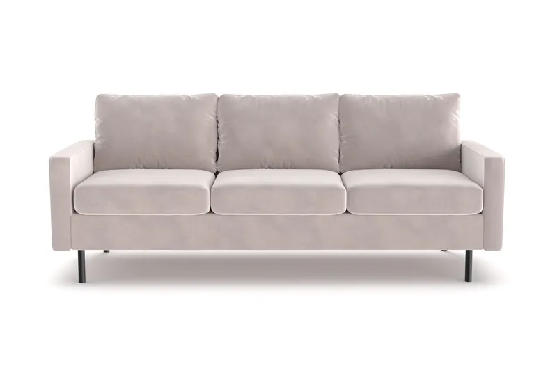 Peppe 3-seters Manchester Sofa 200 cm bred, Beige