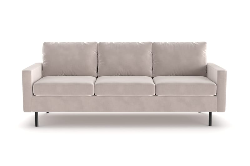 Peppe 3-seters Manchester Sofa 200 cm bred, Beige
