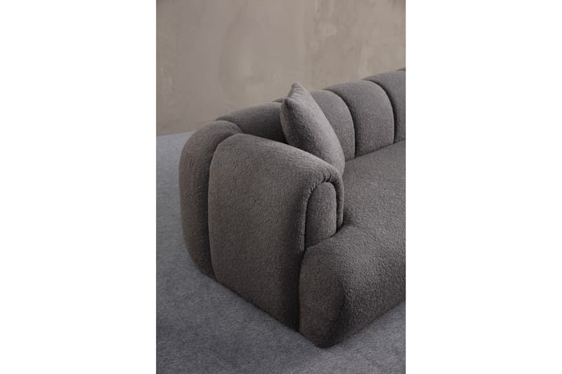 Puffin 3-seters Sofa - Antrasitt - Møbler - Sofaer - 3 seter sofa