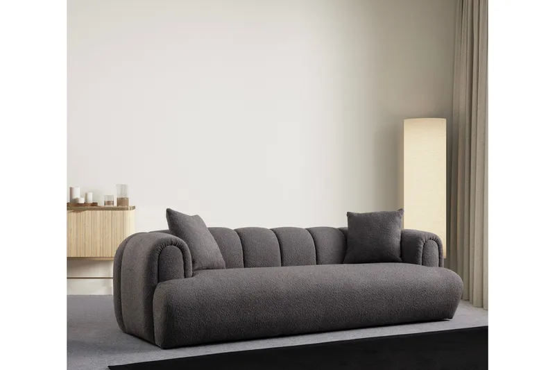 Puffin 3-seters Sofa - Antrasitt - Møbler - Sofaer - 3 seter sofa