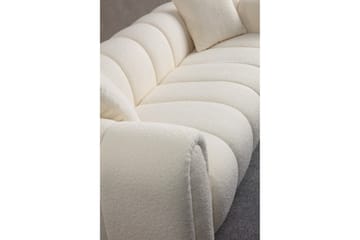 Puffin 3-seters Sofa - Hvit - Møbler - Sofaer - 3 seter sofa