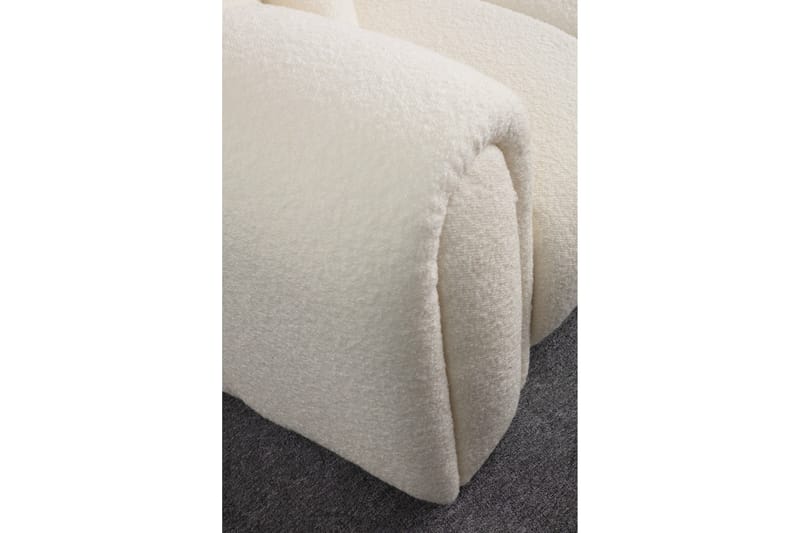 Puffin 3-seters Sofa - Hvit - Møbler - Sofaer - 3 seter sofa