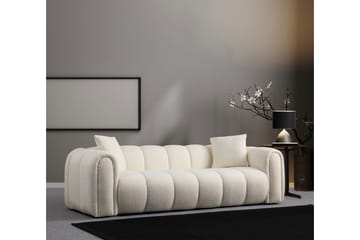 Puffin 3-seters Sofa - Hvit - Møbler - Sofaer - 3 seter sofa