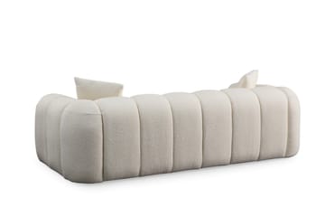 Puffin 3-seters Sofa - Hvit - Møbler - Sofaer - 3 seter sofa