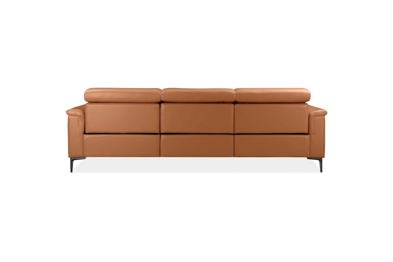 Reclinersofa med hjørne Loft24 Hjørnesofa 3-seters Lund Brun Vänster - Møbler - Sofaer - Reclinersofaer