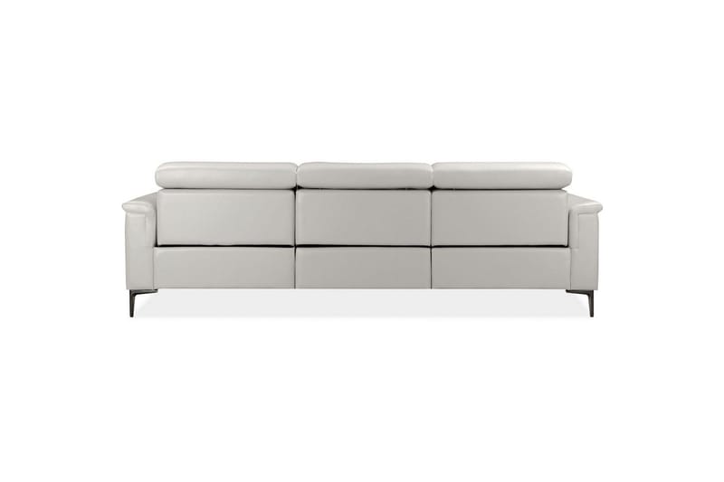 Reclinersofa med hjørne Loft24 Hjørnesofa 3-seters Lund Cream White Vänster - Møbler - Sofaer - Reclinersofaer