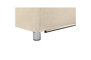 Reclinersofa med hjørne Loft24 Hjørnesofa 3-seters Pareli Vit Vänster - Møbler - Sofaer - Reclinersofaer