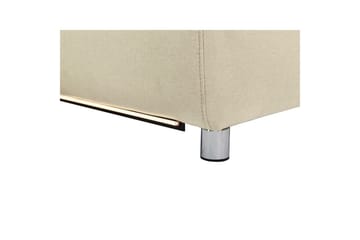 Reclinersofa uten hjørne Loft24 3-seters sofa Rayland Vit - Møbler - Sofaer - Reclinersofaer