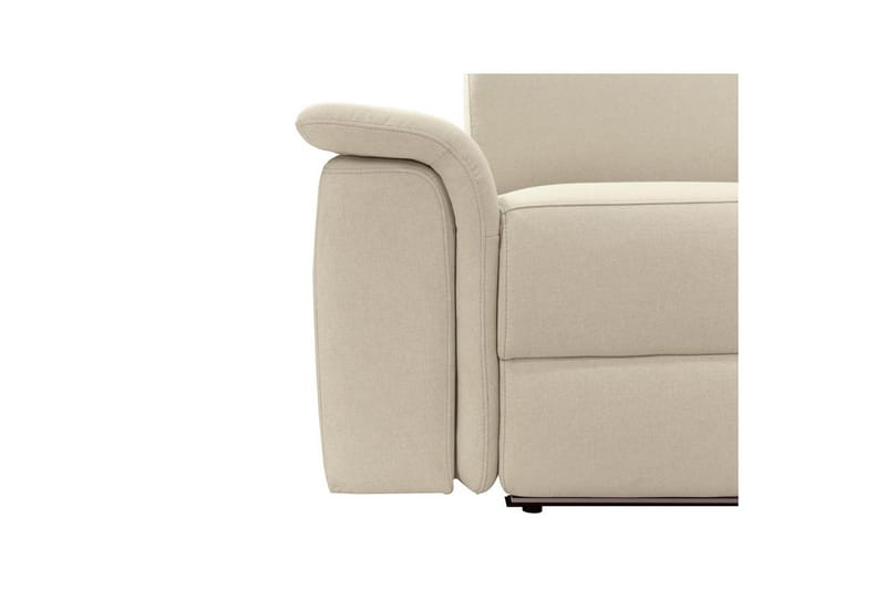 Reclinersofa uten hjørne Loft24 3-seters sofa Rayland Vit - Møbler - Sofaer - Reclinersofaer