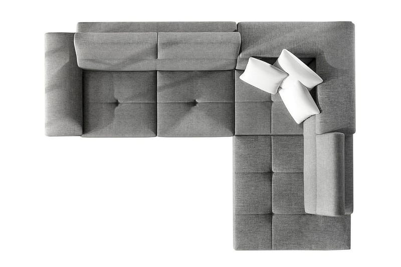 Reginia U-Sovesofa - Hvit / Grå - Møbler - Sofaer - Skinnsofaer