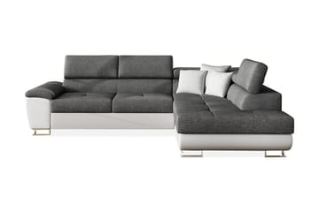 Reginia U-Sovesofa - Hvit / Grå - Møbler - Sofaer - Skinnsofaer