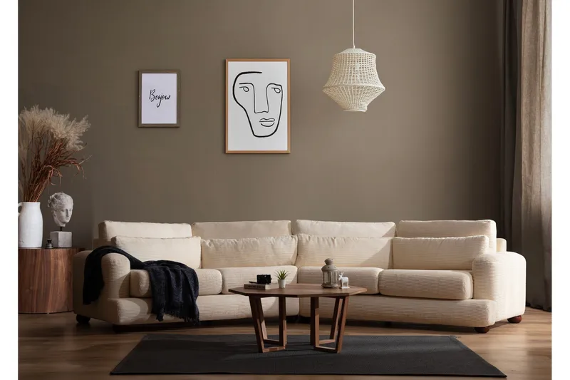 Relento Buet Sofa 4-seter - Beige - Møbler - Sofaer - 4 seter sofa