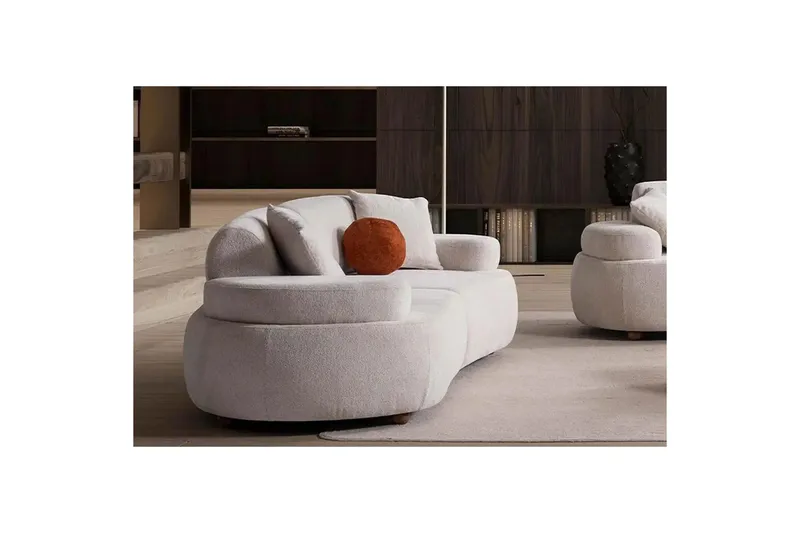Rio Sofa 3-seter - Kremhvit - Møbler - Sofaer - 3 seter sofa