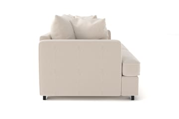 Rossita 3-seters Dyp Sofa i Kordfløyel - Beige - Møbler - Sofaer - 3 seter sofa