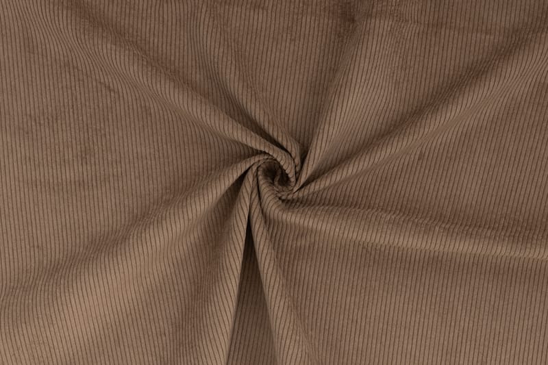 Rossita 3-seters Dyp Sofa i Kordfløyel - Brun - Møbler - Sofaer - 3 seter sofa