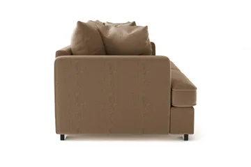 Rossita 3-seters Dyp Sofa i Kordfløyel - Brun - Møbler - Sofaer - 3 seter sofa