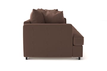 Rossita 3-seters Dyp Sofa i Kordfløyel - Brun - Møbler - Sofaer - 3 seter sofa