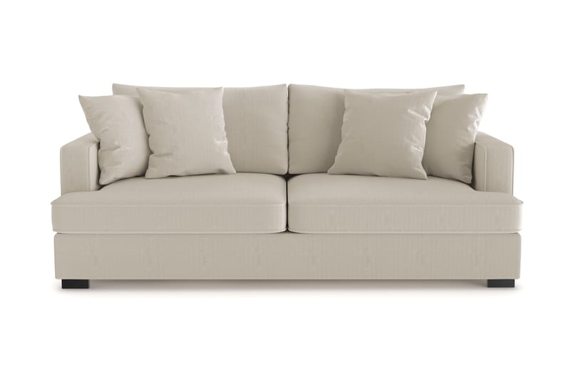 Rossita 3-seters Dyp Sofa i Kordfløyel - Greige - Møbler - Sofaer - 3 seter sofa