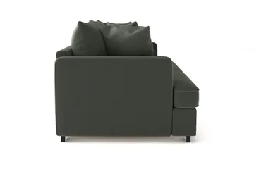 Rossita 3-seters Dyp Sofa i Kordfløyel - Mørkegrønn - Møbler - Sofaer - 3 seter sofa